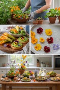 Edible Flowers How to Grow & Garnish American Farm-to-Table Meals