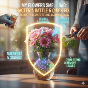 My Flowers Smell Bad Our flower shop’s Bacteria Battle & Quick Fix