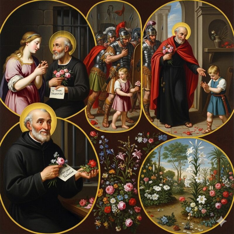 St. Valentine Legends and the Flower Connection