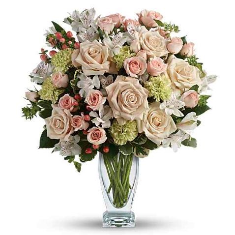 Anything for You Flower Bouquet white lilies and roses Nashville flower delivery