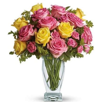 Glorious Day Flower Bouquet with sunflowers and roses by Reema Florist Nashville TN