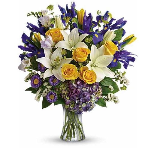 Spring Iris Flower Bouquet - Nashville TN florist delivery